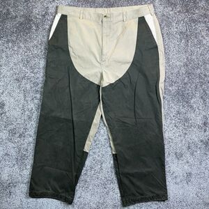 Vtg LL Bean Hunting Field Pants 38x27 Upland Briar Double Knee Brush Guard USA